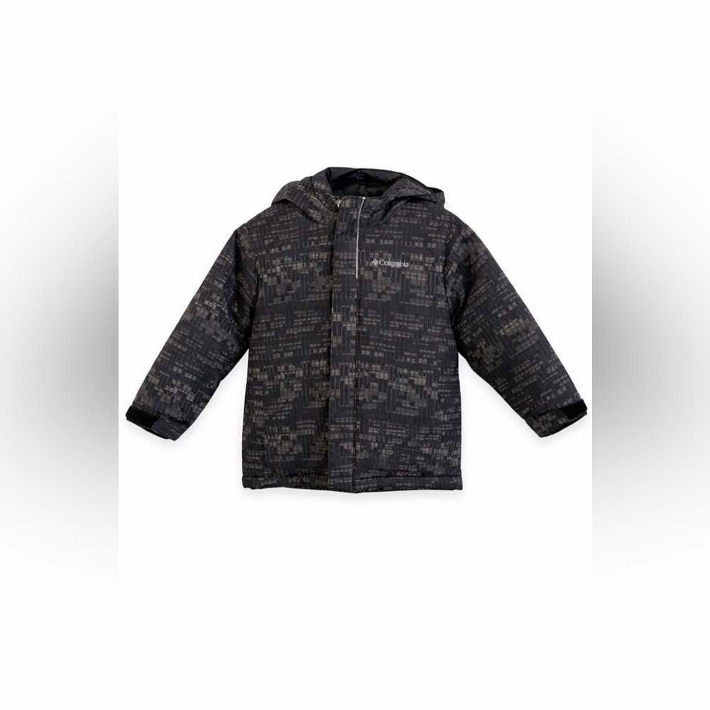 Columbia Toddler Winter Coat 3T Black Hooded Puffer Jacket Insulated